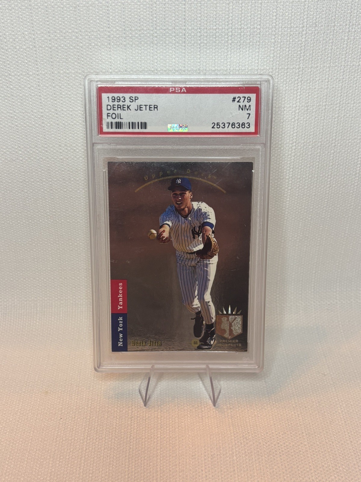 1993 SP Derek Jeter Rookie RC Foil #279 PSA 7 Near Mint HOF New York Yankees
