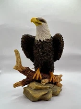 The Bird Sanctuary Collectible Figurine Bald Eagle #BF34A New Handcrafted Alaska