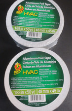 Duck Brand HVAC UL 723 Metal Repair Aluminum Foil Tape, 1.88-Inch by 50 YDS 2 PK