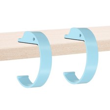2Pcs Purse Hook for Table, Purse Hanger for Desk, Blue