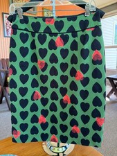 Maeve Heart Pencil Skirt from Anthropologie sz 6