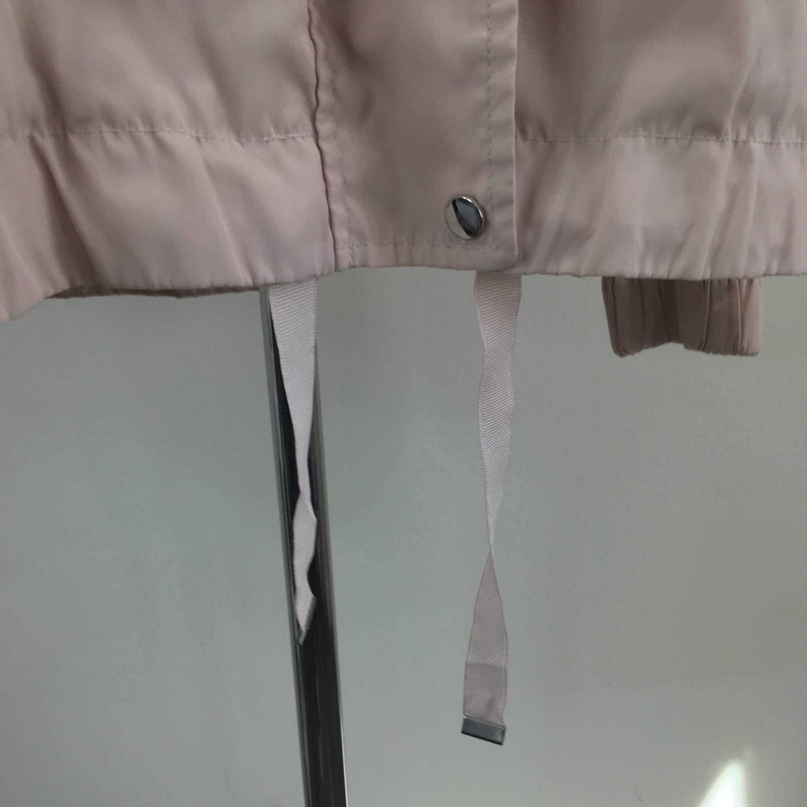 ZARA Basic Light Pink Zip Pockets Lightweight Hoo… - image 9