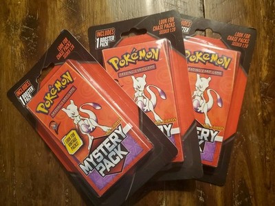 Pokémon TCG Mewtwo Mystery Pack Chase Booster Pack MJ Holding 2025