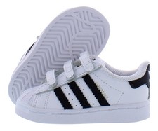 Adidas Superstar Cf Baby Boys Shoes Size 6.5, Color: White/Black
