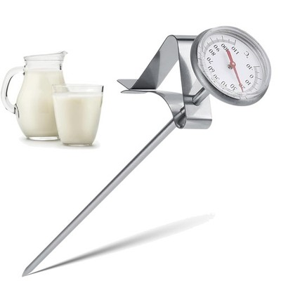 Milch Thermometer Edelstahl Digital -10 bis 110°C für Küche BBQ Kaffee