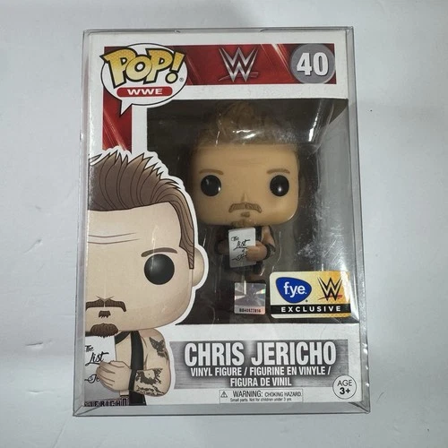 Funko POP! WWE #40 Chris Jericho FYE Exclusive Vaulted Vinyl Figure The List Y2J