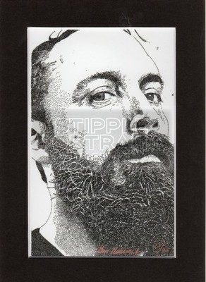 Neil Fallon Clutch Signed Art Print   Limited Edition 5x7 Matted Rock Portrait