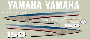 Yamaha Outboard Motor Decal Kit 115 HP 4 Stroke Kit