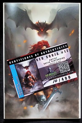 RED SONJA #12 - KATYA SINYUKHINA COVER A SDCC 2024 EXCLUSIVE +COA