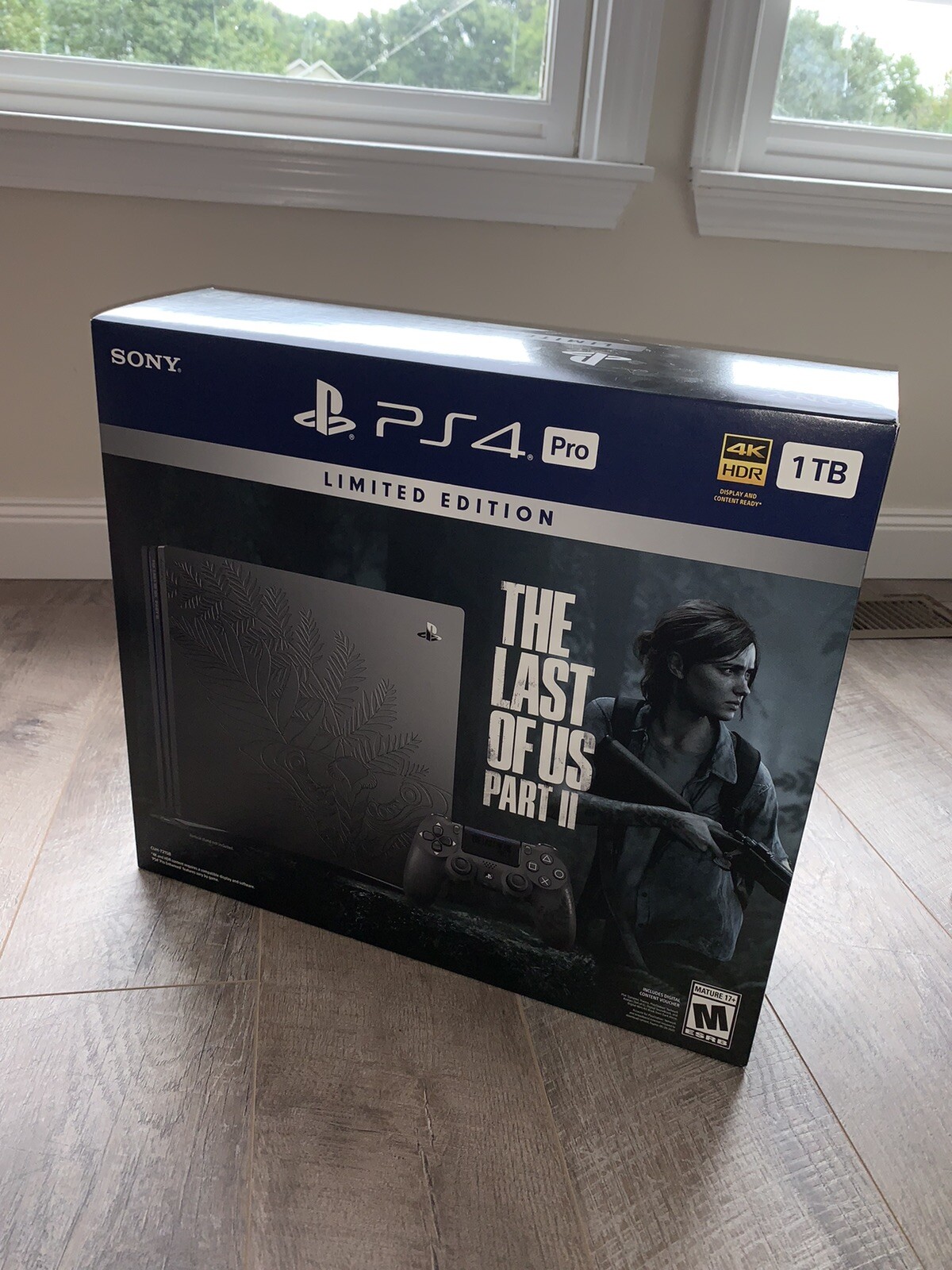 The Last Of Us Part 2 Limited Edition Ps4 Pro Empty Box True Median