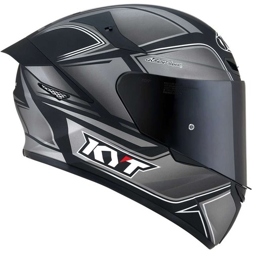 CASCO MOTO KYT TOURIST MATT COOL GREY E06 - Foto 6 di 8