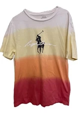 Polo Ralph Lauren Tie Dyed T Shirt Large Pony Size Youth XL Or Adult S