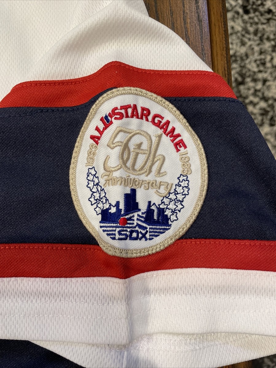 CHICAGO WHITE SOX 1983 STYLE WHITE PULLOVER JERSEY WITH ALL