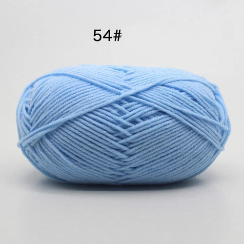 62 Colors Milk Cotton Skeins Hand Knitting Wool Baby Crochet Chunky Yarn 50g - Picture 77 of 87