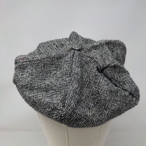 Gorra ajustada Roxy Newsboy Pressboy gris talla única logotipo bordado - Imagen 5 de 9