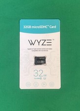Wyze 32GB MicroSDHC Card for Wyze Security Cameras