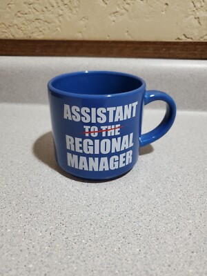 The Office Show Assistant To The Regional Manager 10 Oz Mug NBC Blue