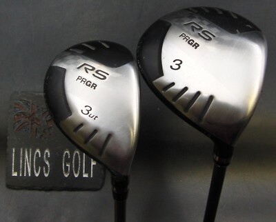2er Set PRGR RS 3 Hybrid & 3 Holz Regular Graphit Schäfte Elite & Black Griffe