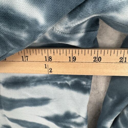 NWT Madewell Sweatshirt Womens Medium Blue Tie Dye Top Pullover Cotton Sweater - Picture 4 of 7