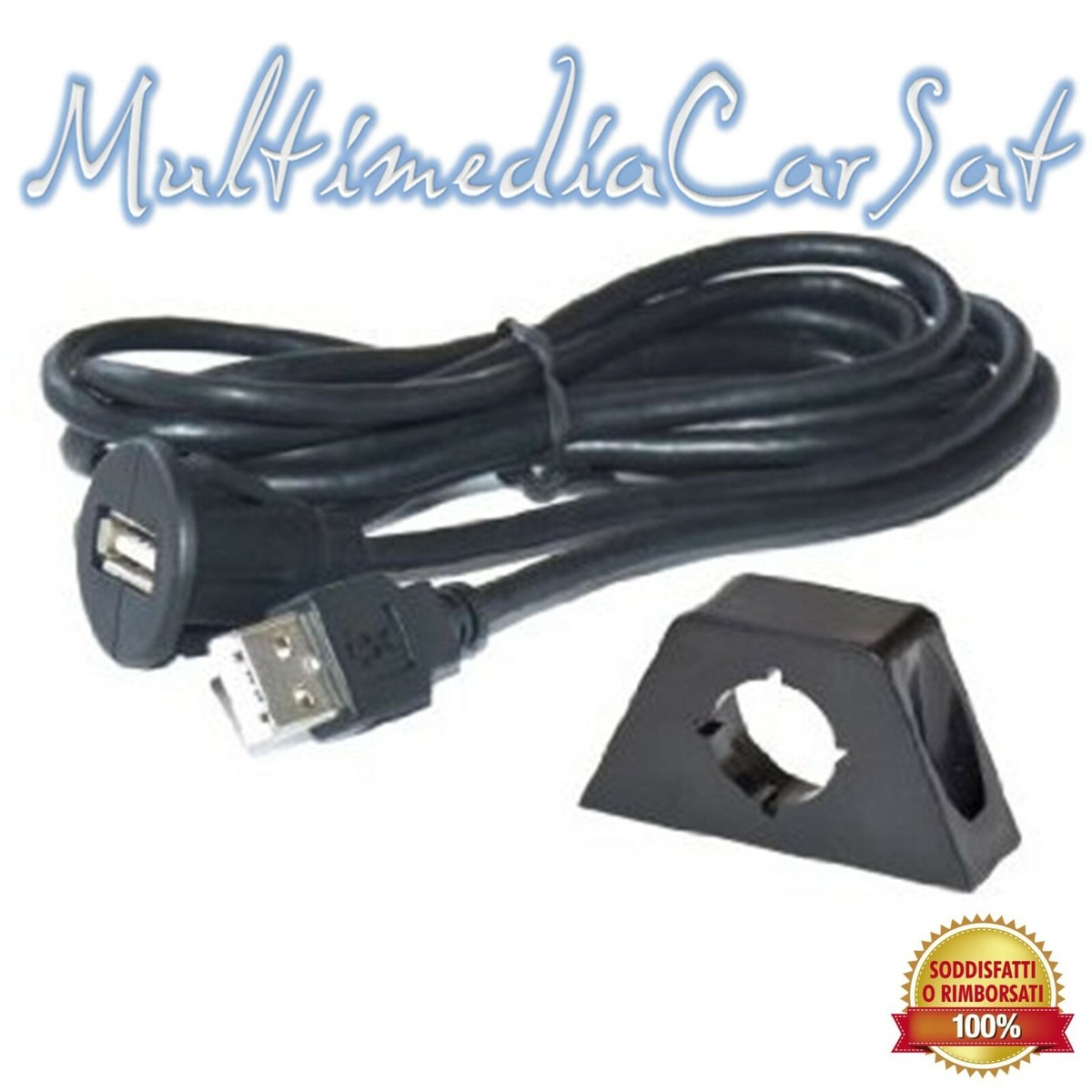 Cavo impermeabile USB 2.0 da maschio a femmina presa per