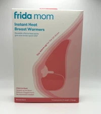 Frida Mom Instant Heat Breast Warmers 4 Reusable Heat Packs 2 small+2 large
