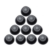 10 Pcs of Analog Thumbsticks For Xbox 360 Replacement Stick Cap Grip - Black WL