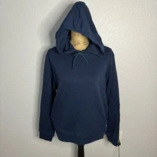 NWT Allbirds Women Size S True Navy Blue R&R Pullover Hoodie Pima Cotton Hemp