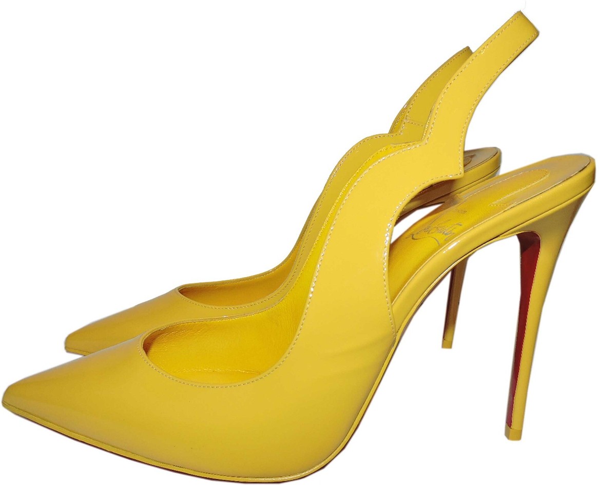 Christian Louboutin Pumps Hot Chick Scalloped Pointed Toe Shoes
