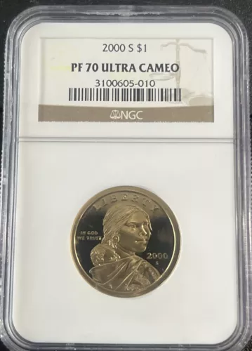 2000 S $1 PF70 Ultra Cameo NGC (1319)
