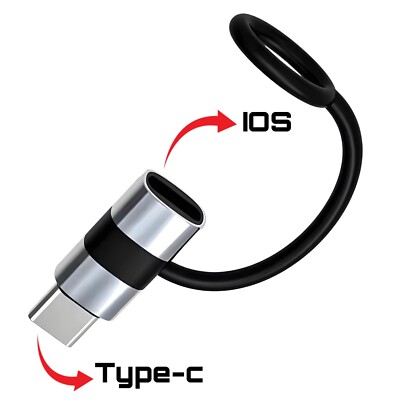 IOS auf USB C Adapter 30W 8-Pin zu Typ C Stecker iPhone Schnell Lade Für Android