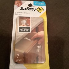 New 7 Pack Of Child SAFETY 1ST Wide Grip Latches For Cabinets And Drawers