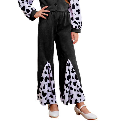 Kinder Mädchen Hosen Thema Cowboy Foto Cowgirl Kuh-Muster Spielkleidung Party - 第 35/50 張圖片