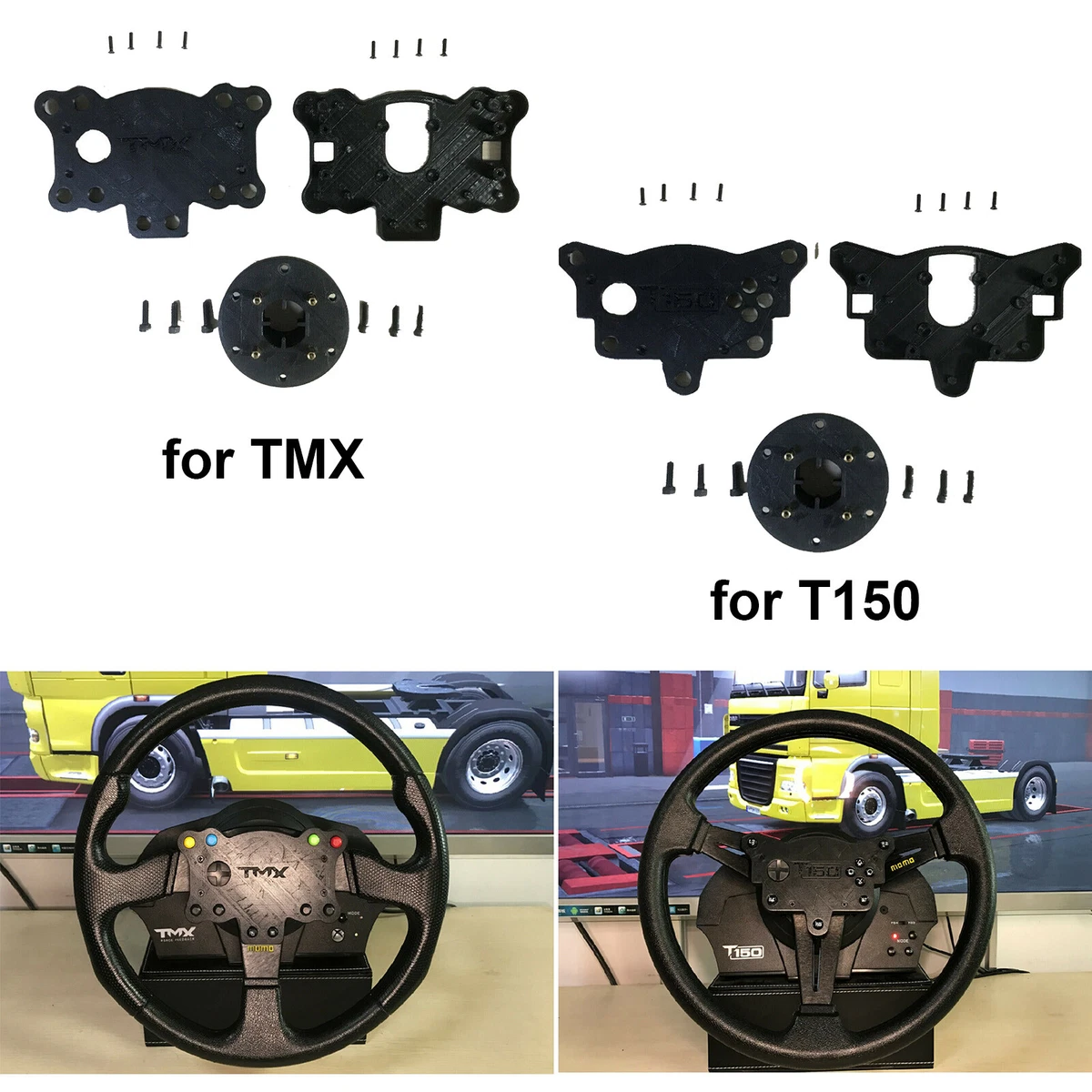 Quick Release Kit for Thrustmaster T150 and TMX 