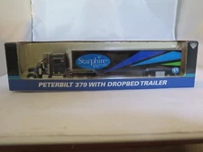 SpecCast LE Die Cast Metal Peterbilt 379 w/Dropped Trailer - PPG Starphire - New