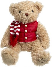 Teddy Bear Plush Stuffed Animal - FAO Schwarz 12  Classic Fuzzy Brown RARE NEW 