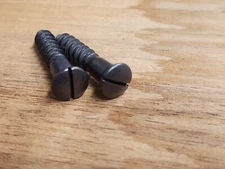 Set of 2 Large Oval Butt plate Reproduction Winchester Screws 1 1/8" L