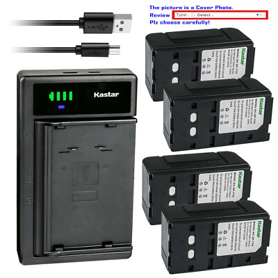 Kastar Smart USB Charger Battery for Sony CCD-TR330E CCD-TR333 CCD-TR333E NP-55