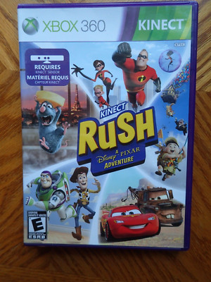 Kinect Rush Disney Pixar Adventure (Microsoft XBox 360) Complete incl demo disc