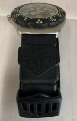 TAG HEUER 376.513 FORMULA1 ブラック イエロー 稼働 Original TAG HEUER 376.513 FORMULA 1 BLACK DIAL S.S. WATCH