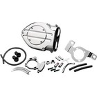 Kuryakyn - 8464 - Standard Hypercharger, Chrome Trap Door and Chrome Butterflies