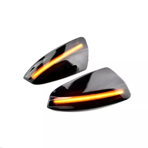 2x Señal de giro de luz de espejo LED dinámica ahumada para Benz W204 W164 C350 C63 - Imagen 8 de 10