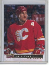 2020-21 SP SIGNATURE EDITION LEGENDS UD CANVAS TIM HUNTER CALGARY FLAMES #C-19