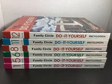 Vintage 1973 Family Circle DO-IT-YOURSELF Encyclopedia Volumes 1,5,6,8,11,12