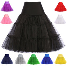 Damen 50s Petticoat Rockabilly Röcke Dirndl ...