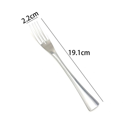 Stainless Steel Dinner Fork Long Handle Table Forks Cutlery Dessert Fruit For S1 - Picture 3 of 5
