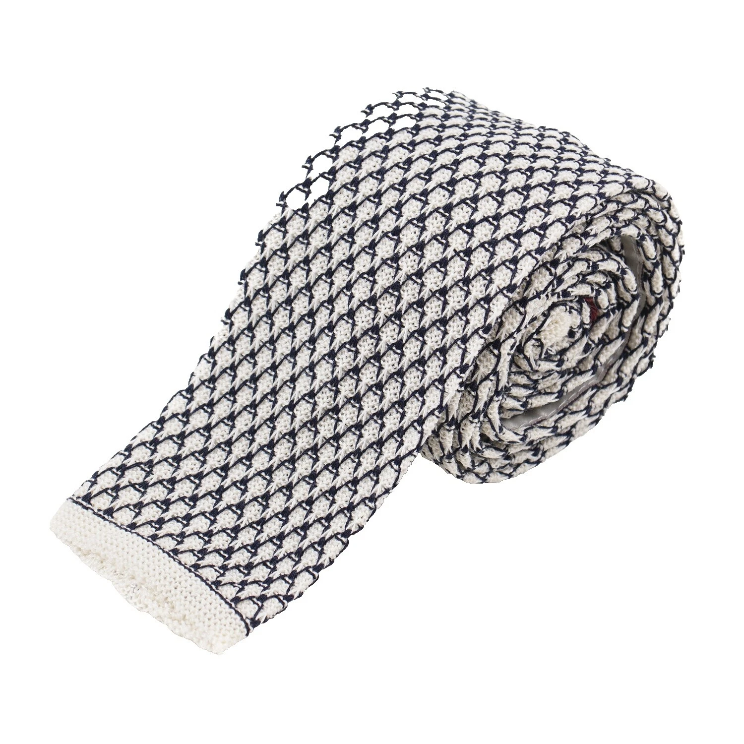 Corbatas para hombre negras de material 100 % algodón