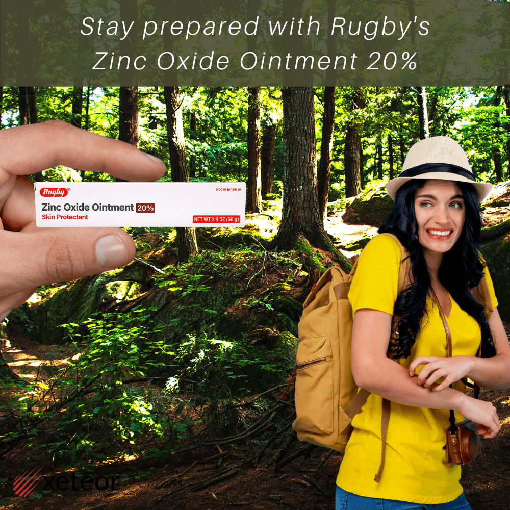 Rugby Zinc Oxide 20 Ointment Diaper Rash/Poison Ivy 2oz Exp 92025 (4 Pack) eBay