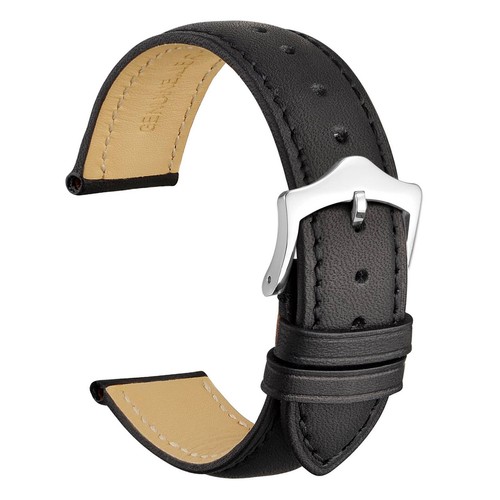 Correa de reloj de pulsera de cuero genuino WOCCI 18 mm 19 mm 20 mm 21 mm 22 mm 23 mm - Imagen 20 de 43
