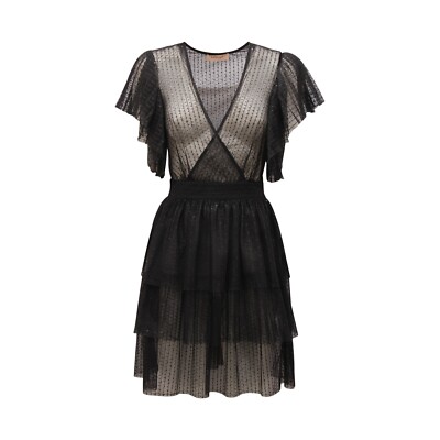 0632AT abito tulle donna TWINSET woman paillettes dress UK