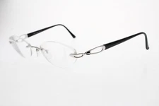 Silhouette 6708 00 6050 19/130 Rimless Frames Silver/Black Austria